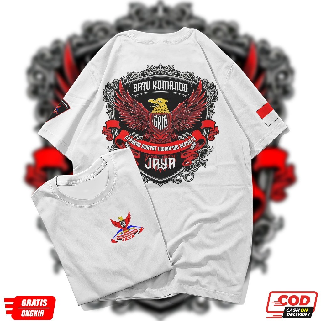 Kaos Ormas GRIB Jaya Gerakan Rakyat Indonesia Bersatu Garuda Team Herkules