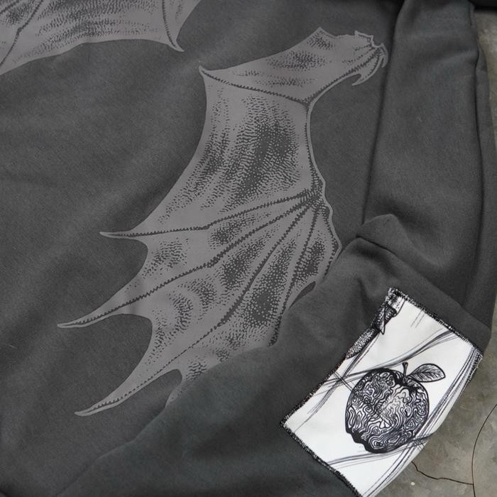 Oversized Boxy Cut Hoodie | FIEND | Poseidon Reprisal - M