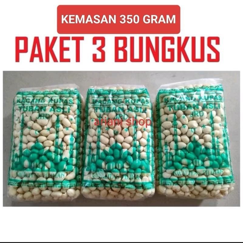 

DISKON 3 bungkus kacang kupas kemasan 350 g /bungkus kacang kupas Alami Makanan