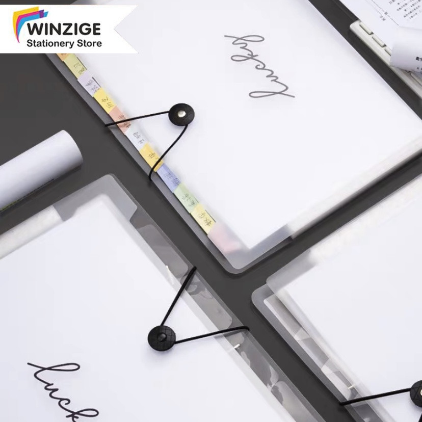 

Winzige Tas File A4 Aesthetic 8 / 12 Sekat Indeks Bahan Cute Document Bag A4 File Folder Organizer alat tulis stationery korea perlengkapan sekolah