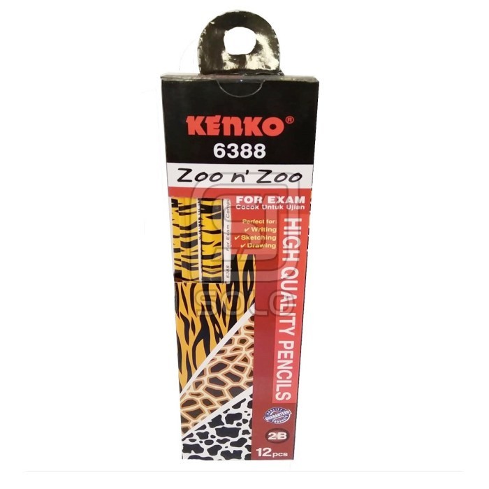 

Pensil Kenko 6388 ZOO n' ZOO -2B 1pcs