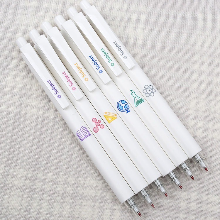 

6pcs pulpen gel pen pena lucu 0.5mm pulpen aesthetic bolpoin retractable gel pens pen alat tulis sekolah lengkap stationery korea pena standar