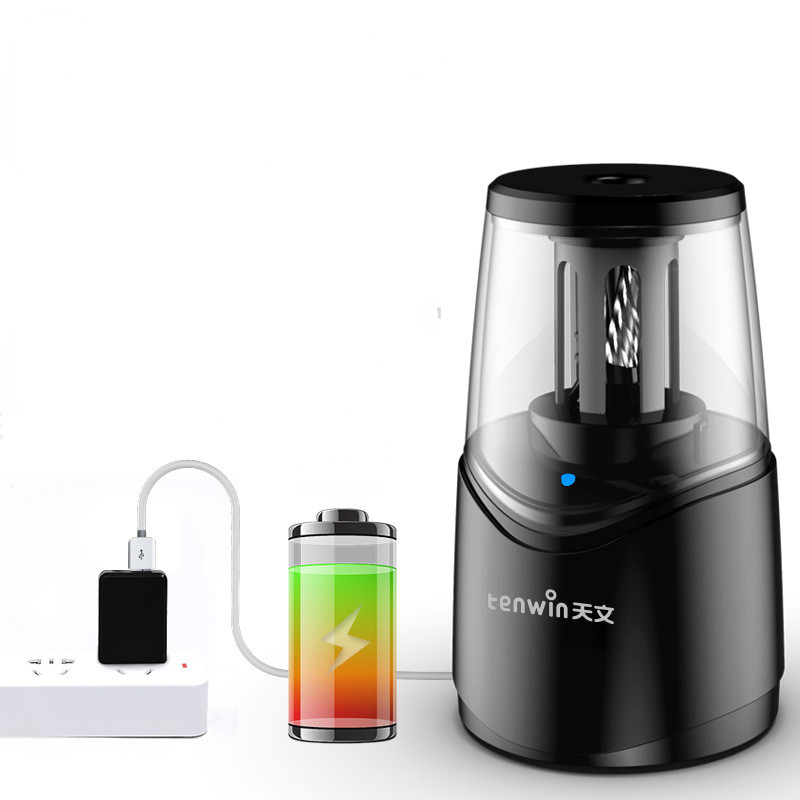 

Automatic Electric Pencil Sharpener Heavy Duty Usb Mechanical for Kids Girls for School Stationery Office and Stationery