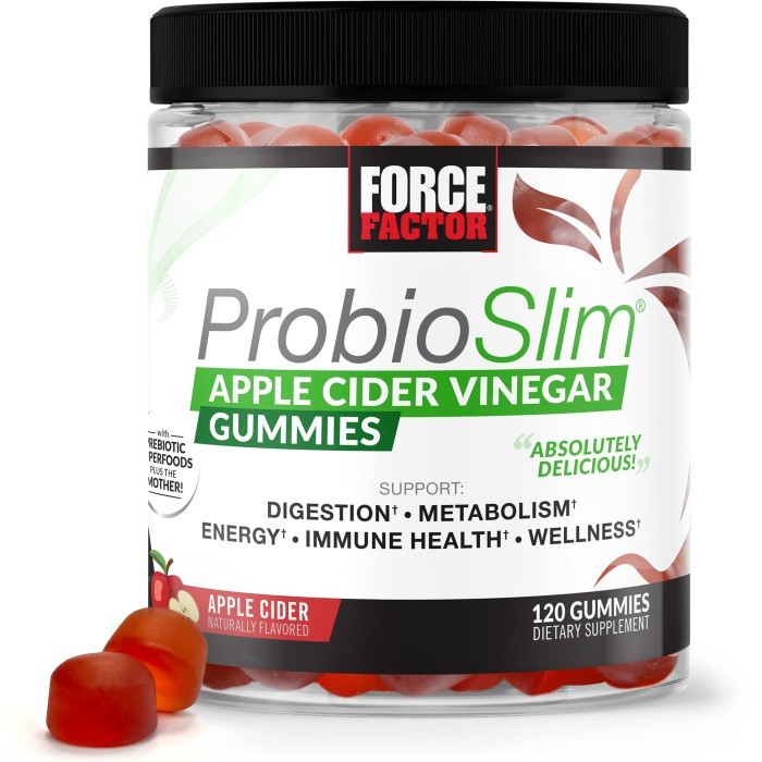 

Force Factor ProbioSlim Apple Cider Vinegar LactoSpore Probiotics
