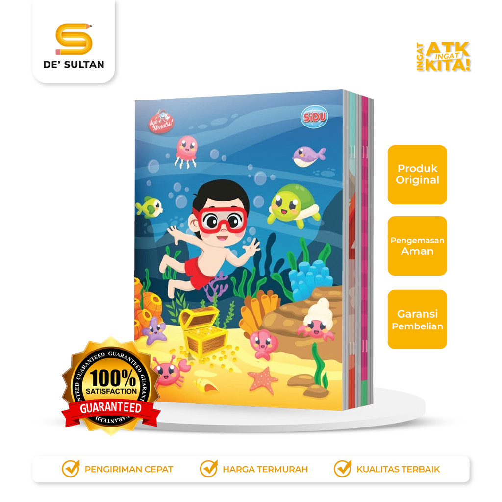 

SIDU BUKU TULIS 38LEMBAR (1PACK/ 10BUKU)