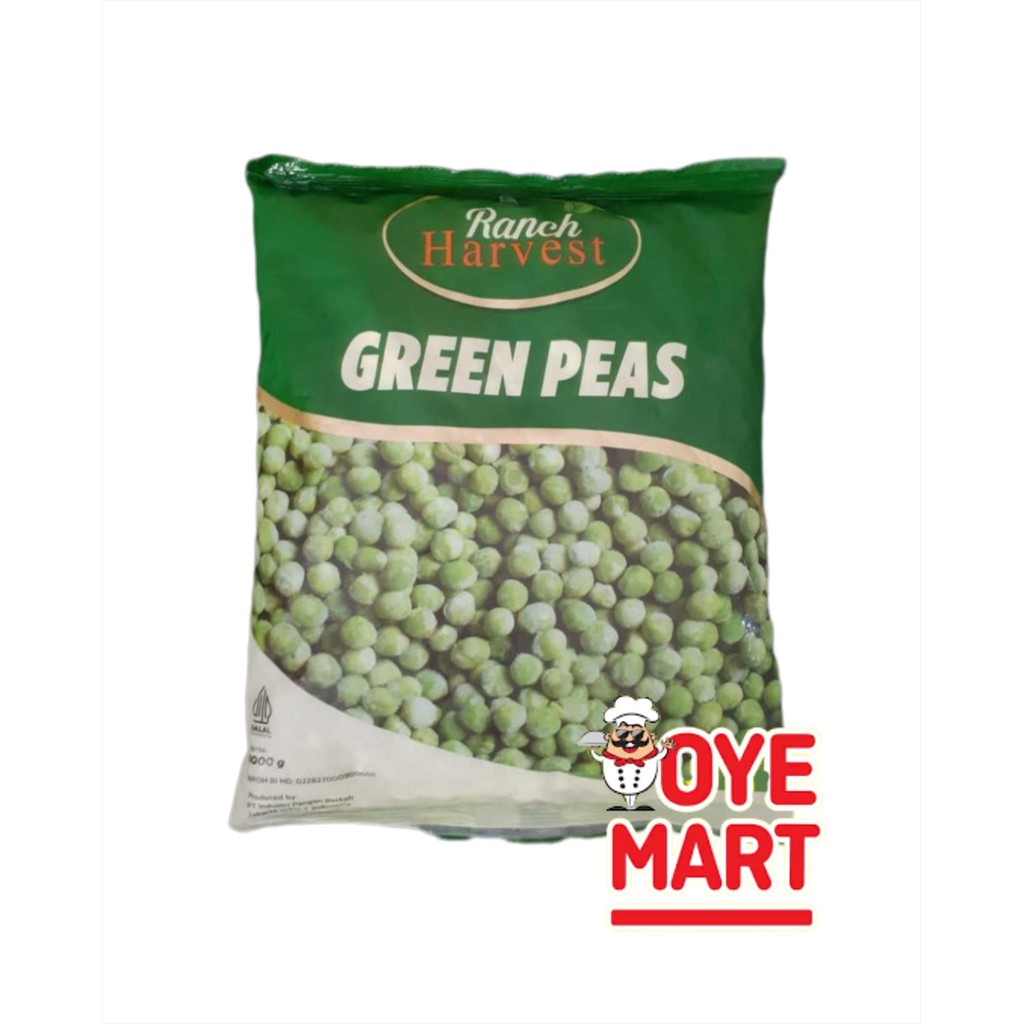 

RANCH HARVEST GREEN PEAS PREMIUM 1 KG / KACANG POLONG