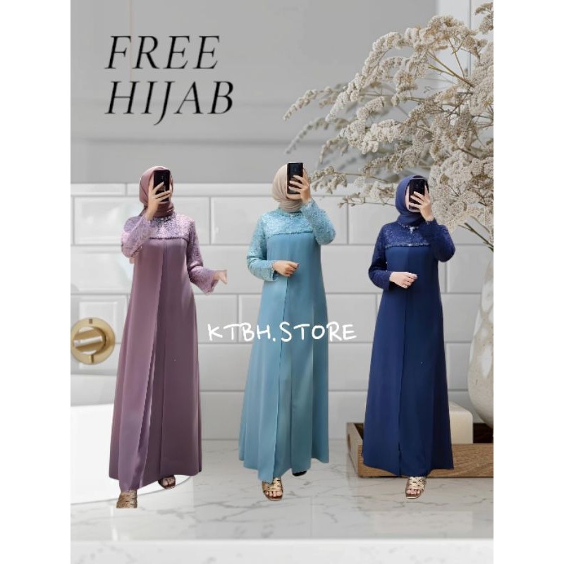 REALPICT GAMIS PAYET PREMIUM / GAMIS PESTA/GAMIS ATHAYA DRESS / GAMIS IMPORT / GAMIS MODERN /