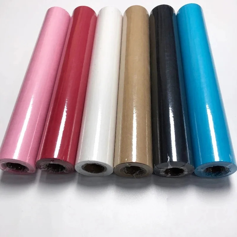 

30CM*10M Pure Color Kraft Paper Roll Bundle Thick Wrapping Paper Flower Shop Holiday Gift Packaging Materials