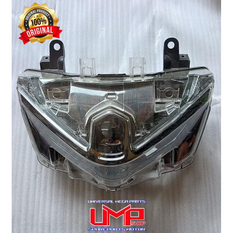 Lampu depan Housing Frame Mika Kaca Lampu depan Nmax turbo kosongan Bahan projie Original