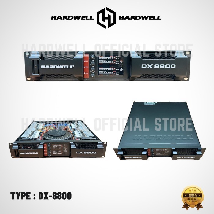 Power Amplifier 4 Channel Hardwell DX 8800 / DX8800 Original