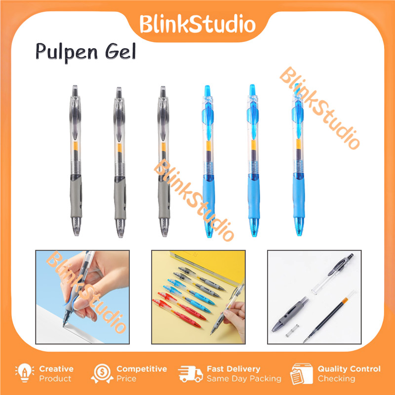 

Pulpen Bullet Tip/Pulpen Gel Ink 0.5mm