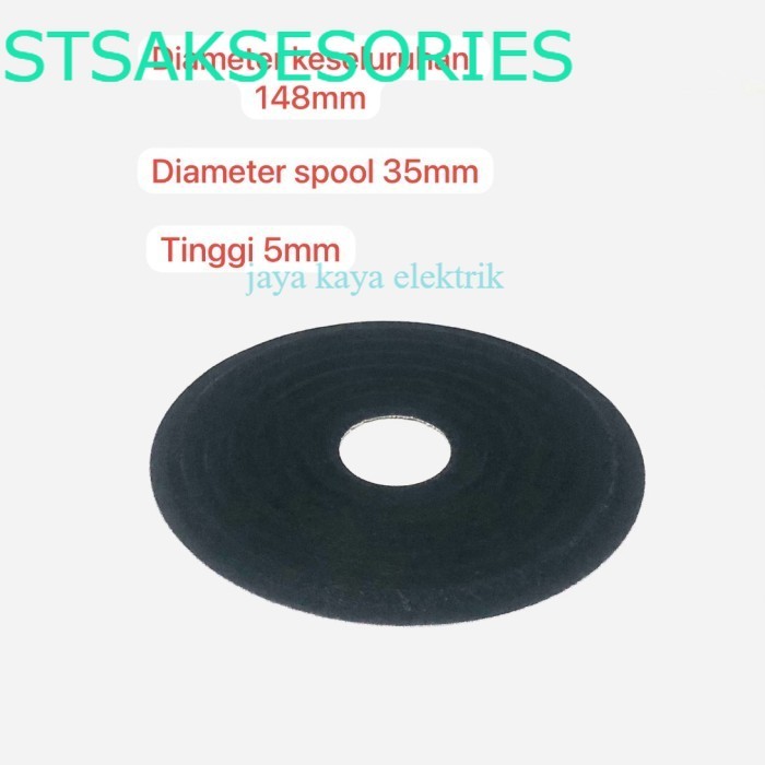 Dumper Demper Membran Speaker 10 inch - 12 inch Lubang Spool 35mm Diameter 148mm