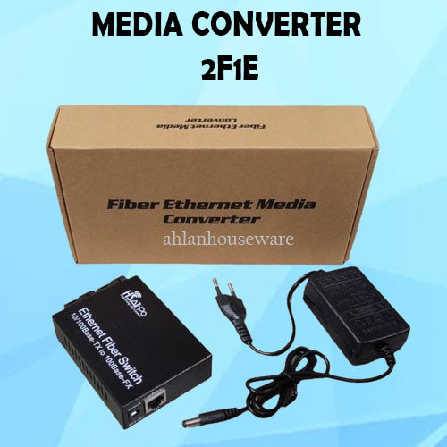 MEDIA CONVERTER 2F1E POE 2 FIBER 1 ETHERNET