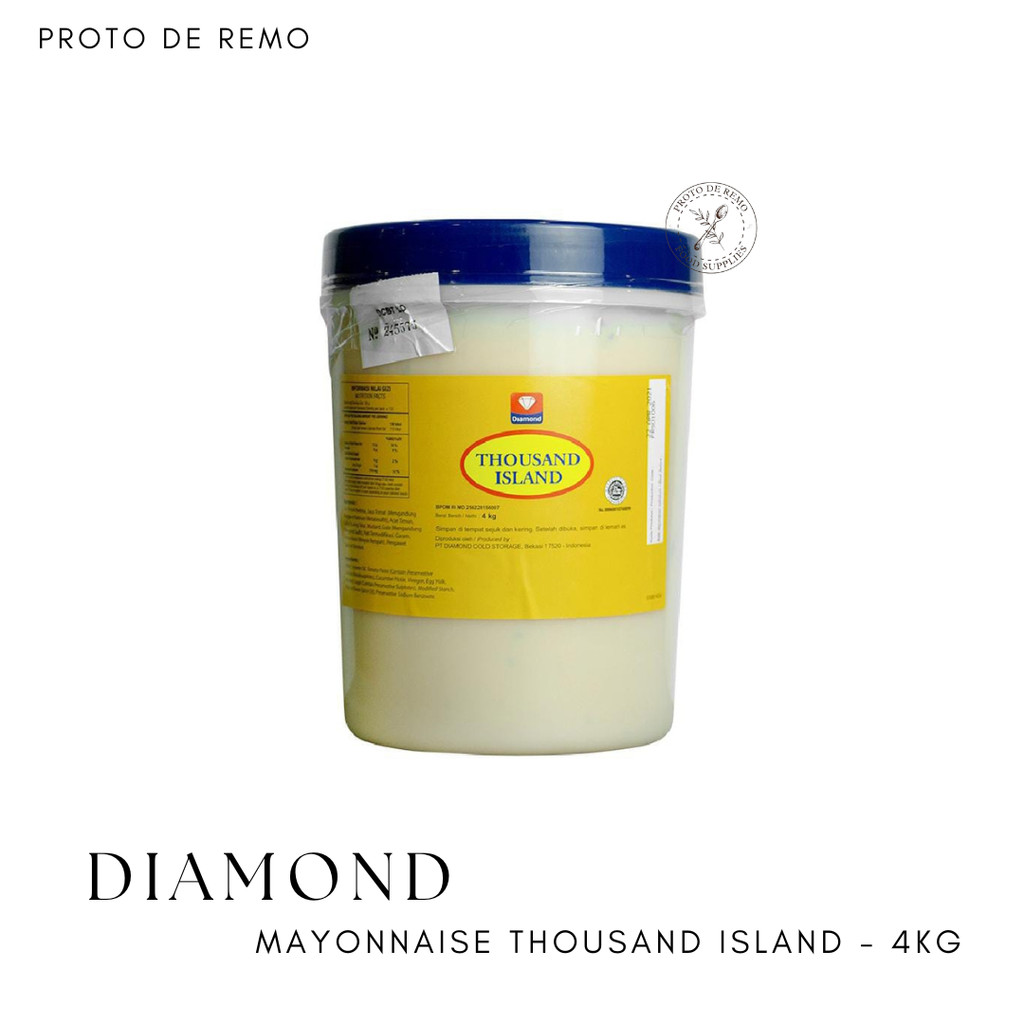 

Diamond Mayonnaise Thousand Island Dressing Sauce - 4KG