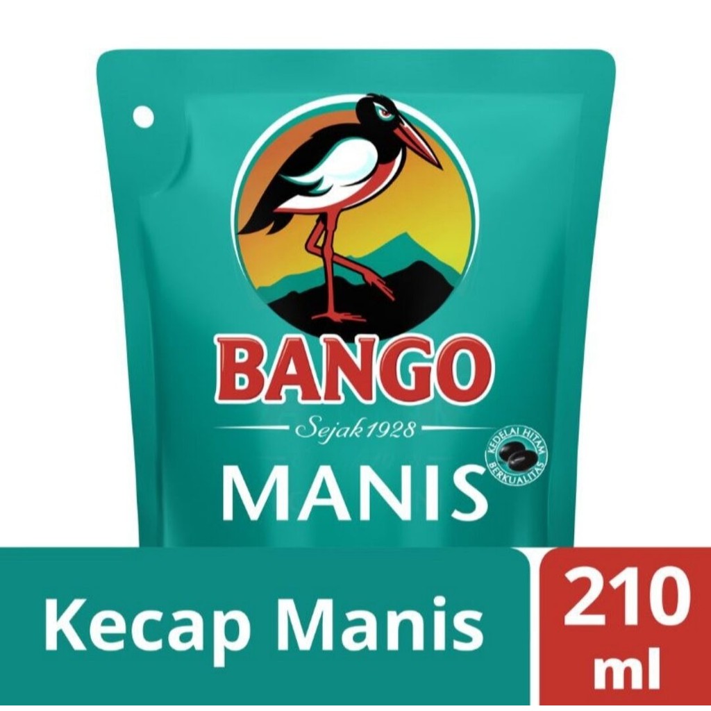 

BANGO Kecap Manis Refill 210 ml |Buatan Lokal|Kecap Manis |COD|