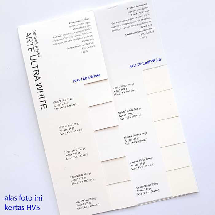 

Kertas Acid Free Arte Ultra White 248 gsm A3+ FSC - 2x A3