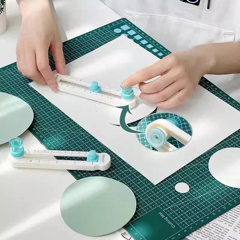 

1pc 2-20cm Circle Paper Cutter Multifunctional Craft Cutting Tools Paper Scrapbooking Cards Cutters For Home Study Offices