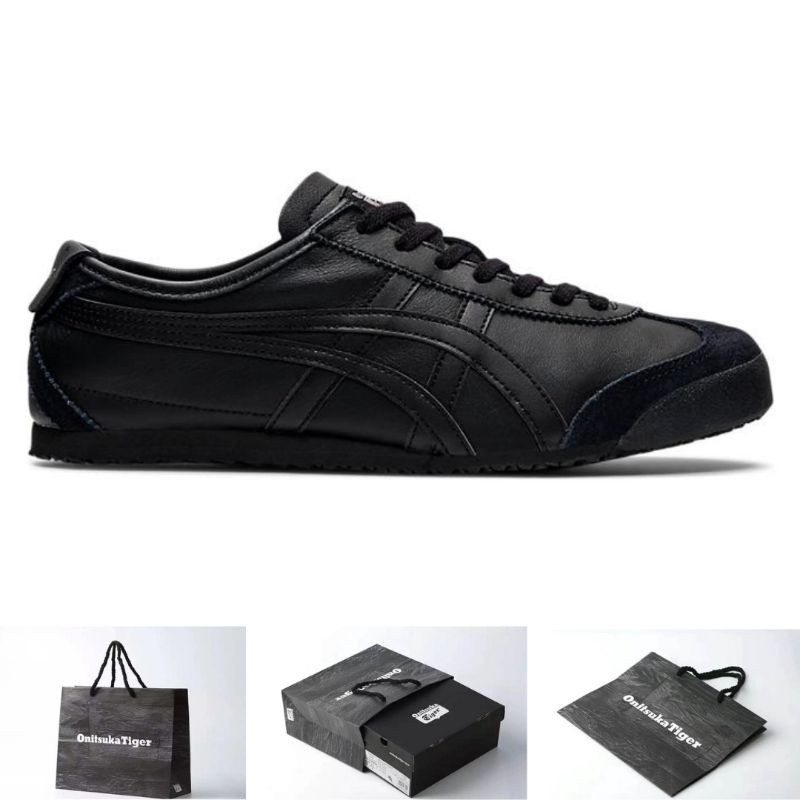 Sepatu 0nitsuka original mexico66 deluxe triple black