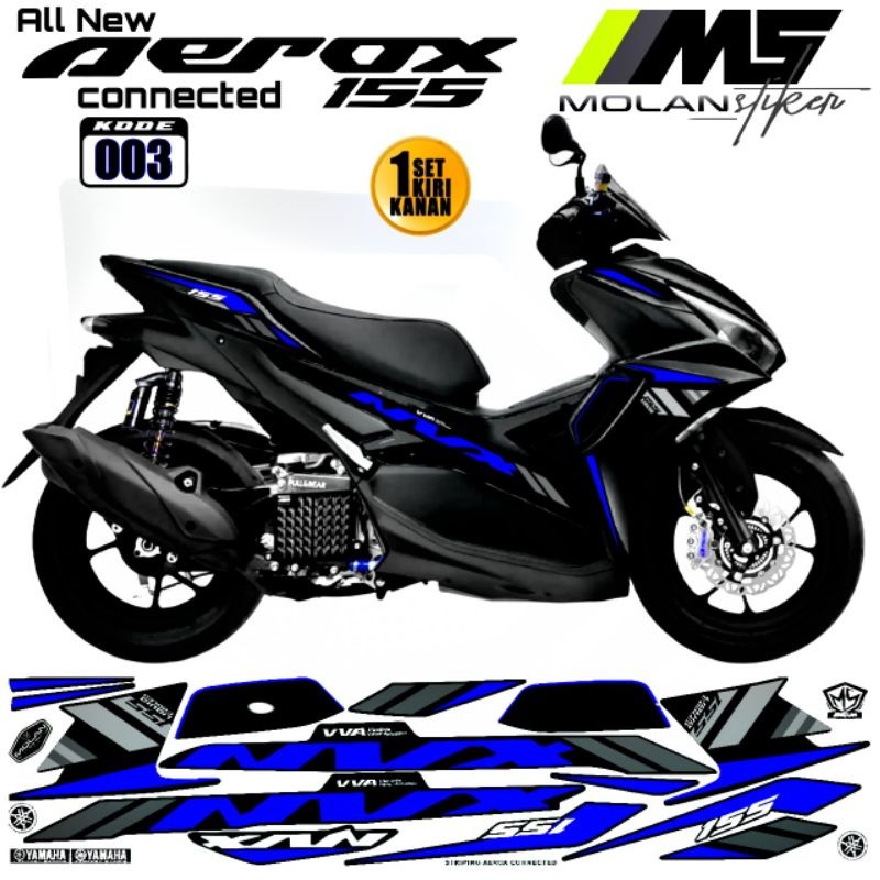 Decal Sticker Striping Variasi Aerox New NVX 155 All New Aerox 155 Connected Aerox 155 Thailand Hita