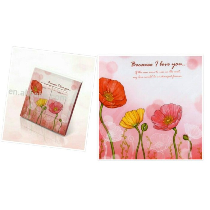 Stiker Tombol Lampu (i love you Flower)