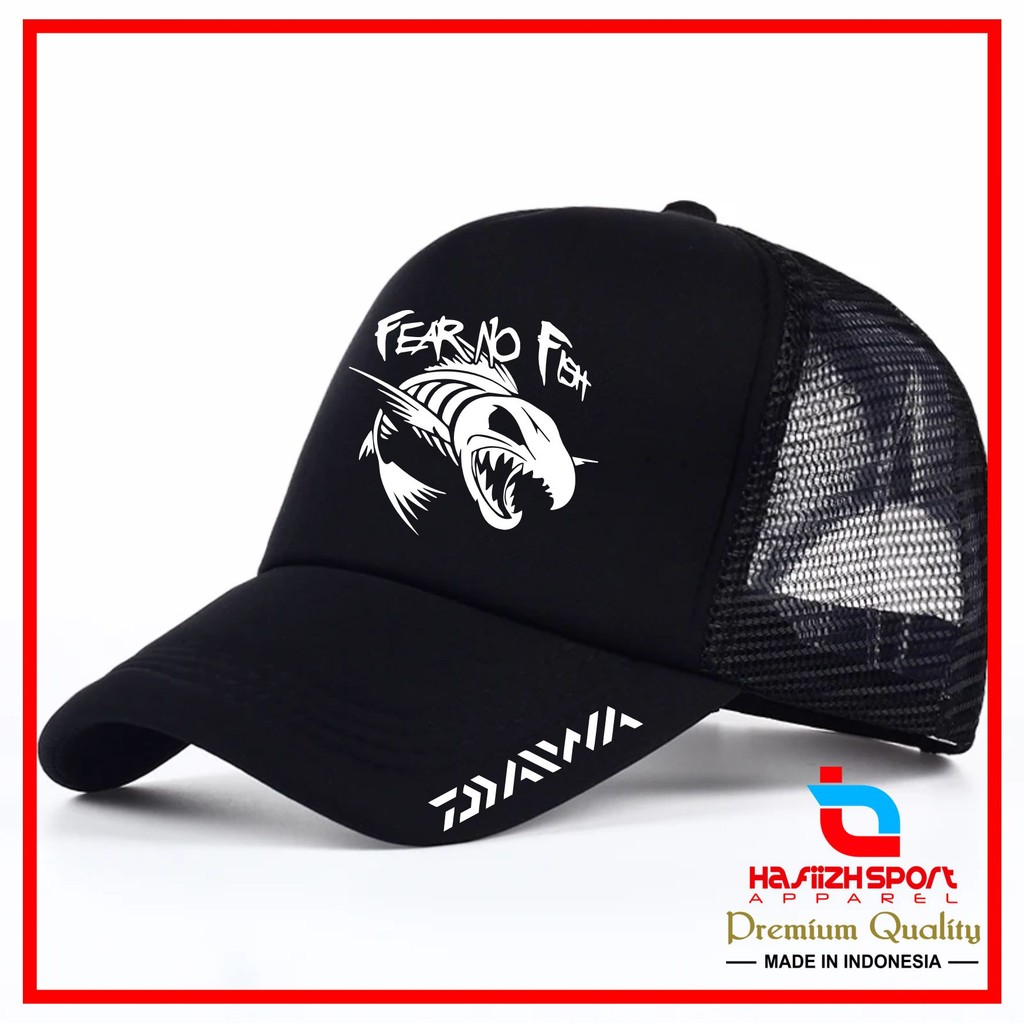 TOPI MANCING FEAR NO FISH / TOPI JARING MANCING FEAR NO FISH / TOPI TRUCKER MANCING FEAR NO FISH PRE