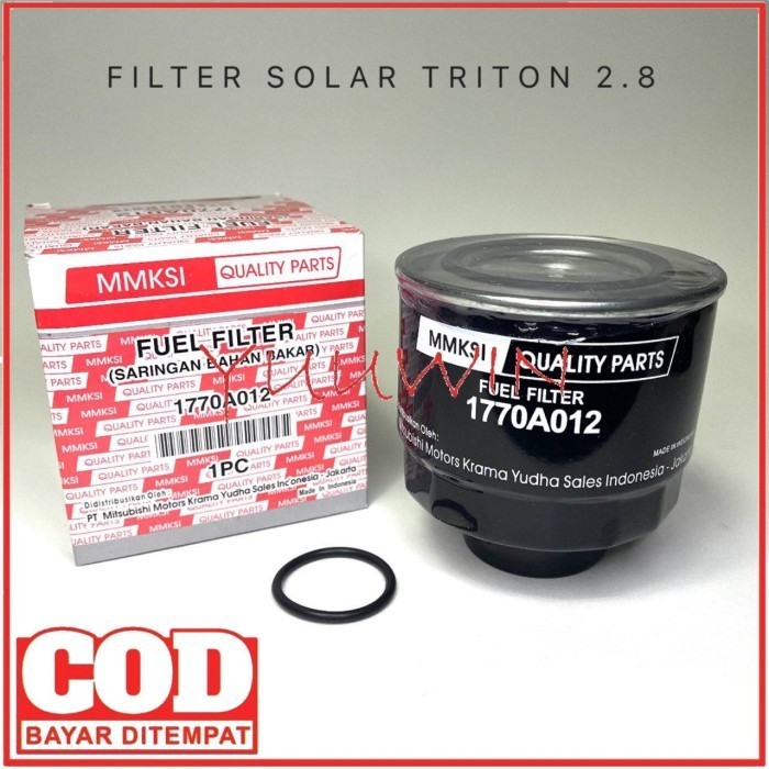 FILTER SOLAR TRITON 2.8 - FUEL FILTER MITSUBISHI TRITON 2.8 GLX L200 STRADA 2.8
