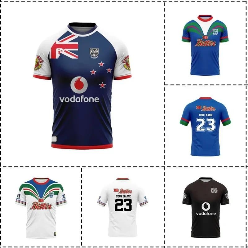 1995-2011 New Zealand Warriors Retro T- Shirt Rugby Jersey - Mens SizeS-5XLPrint Name NumberTop Qual