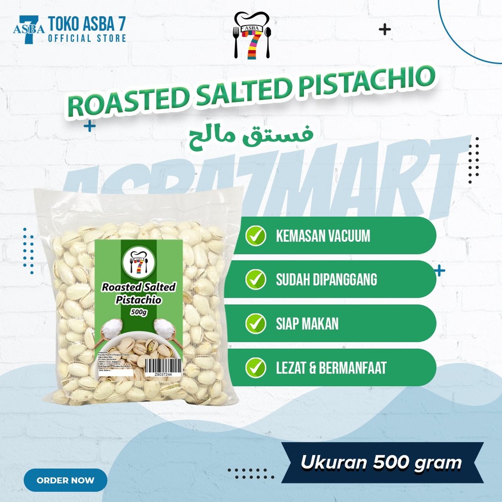 

ASBA KACANG PISTACHIO 500GR