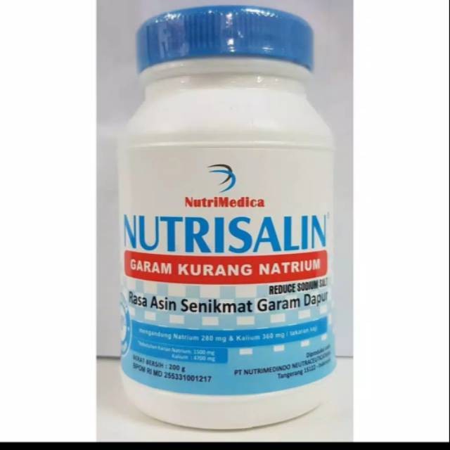 

Nutrisalin garam diet garam sehat garam rendah natrium 200 gram