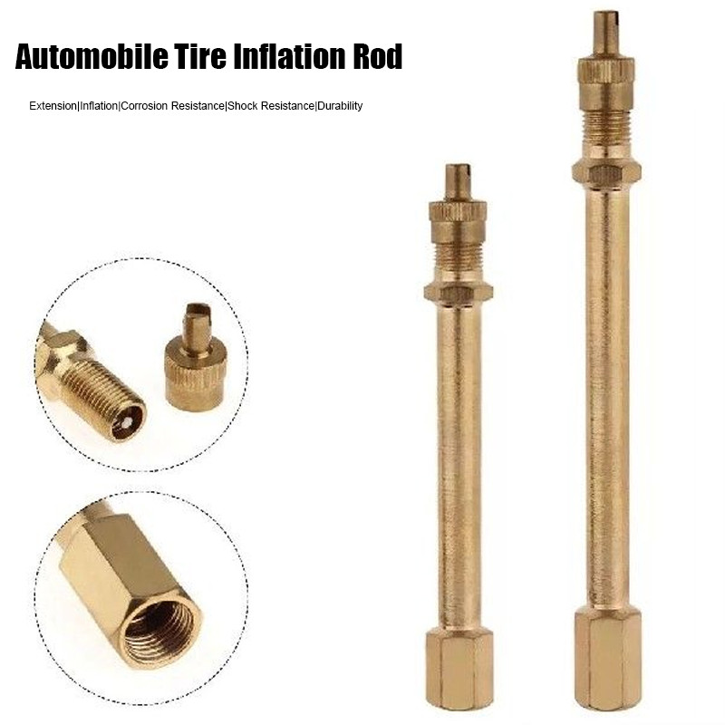 LIUOOP Sambungan Pentil Ban Mobil Truk Kuningan Per Pcs/Sambungan Tutup Pentil Ban Truck Kuningan
