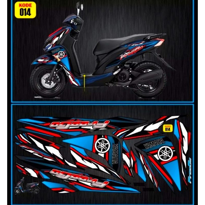 decal variasi yamaha freego / variasi freego / strping freego