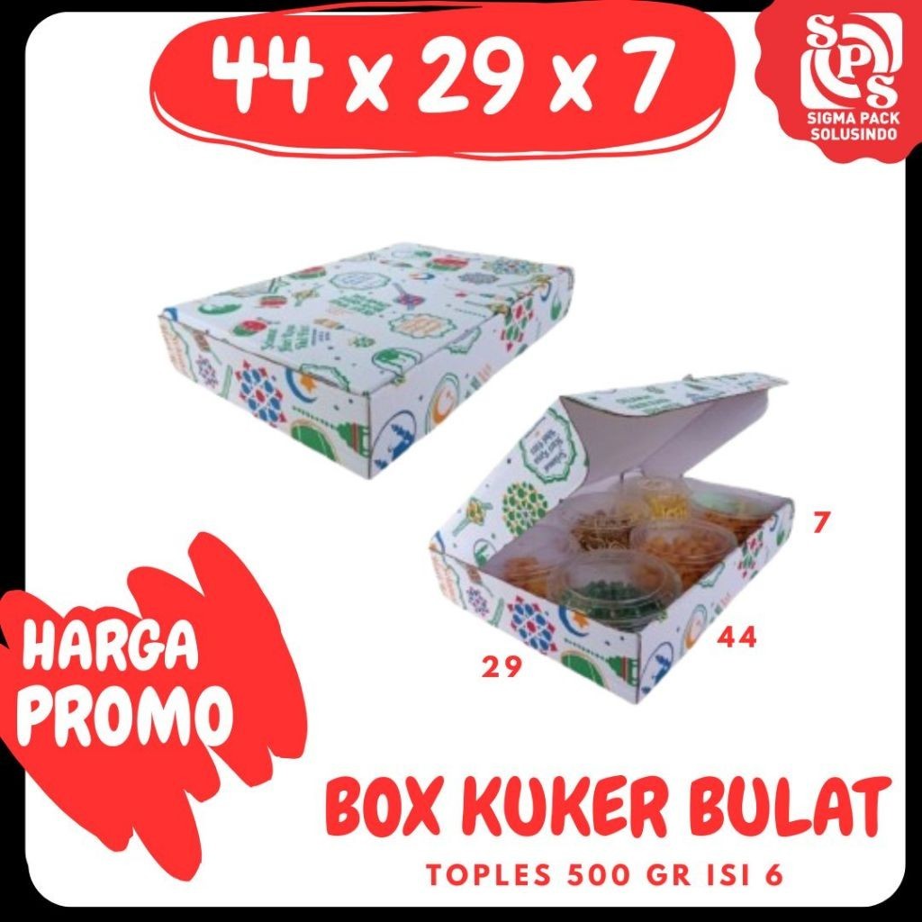 

Box 44x29x7 LD Toples 500gr Isi 6 Kue Kering Motif Lebaran/Polos Eid Mubarok Kotak Idul Fitri Dus Parcel Box Lebaran Kardus Packing Bingkisan Baju Kotak Hampers MEDIAPACK