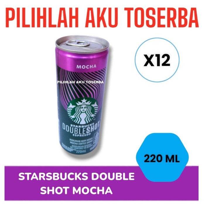 

Kopi STARBUCKS Doubleshot MOCHA Kaleng Can 220 ml - ( HARGA 12 KALENG )