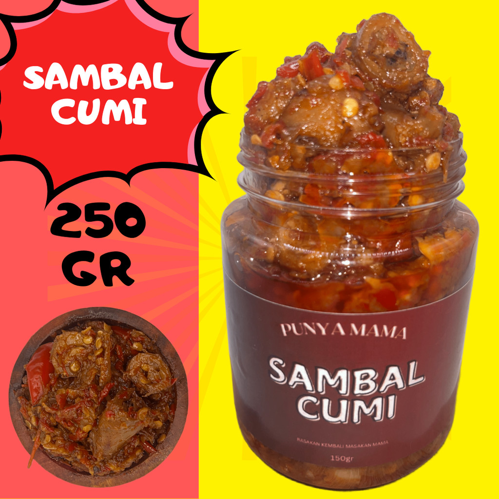 

Punya Mama - Sambal Cumi Asin 250 Gram
