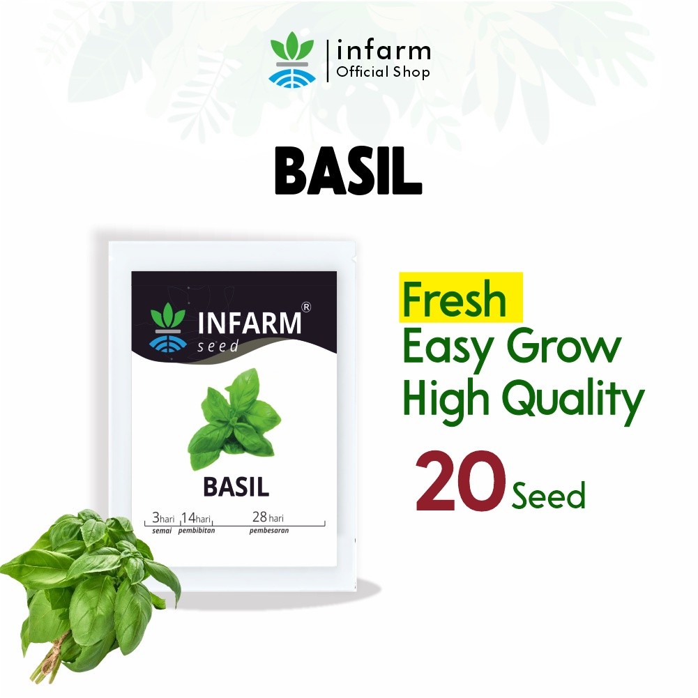 INFARM - Benih Bibit Biji Super Basil