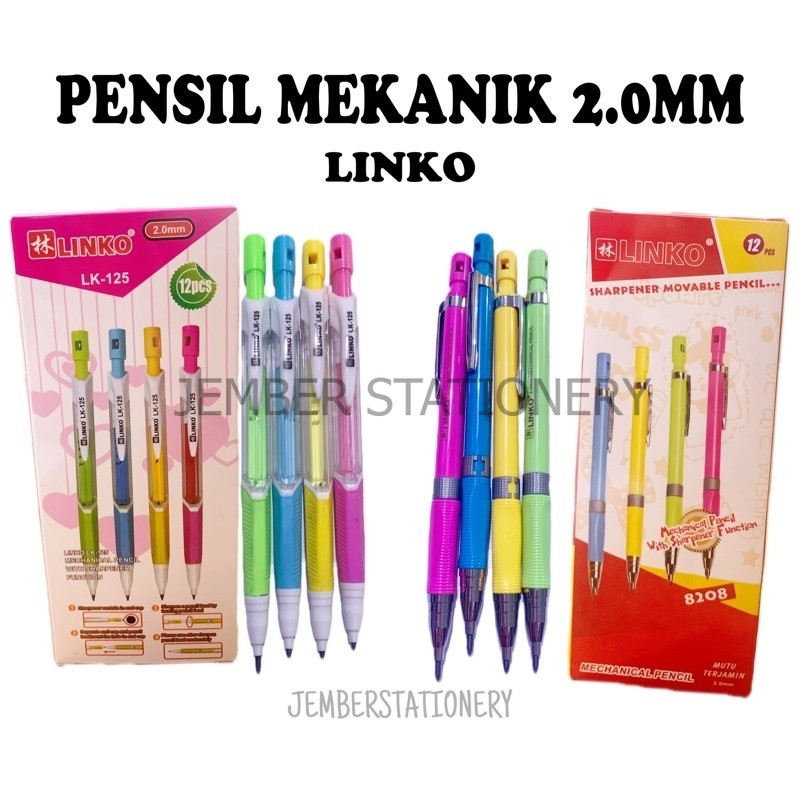 

(12pcs) Pensil Mekanik Linko 2.0MM