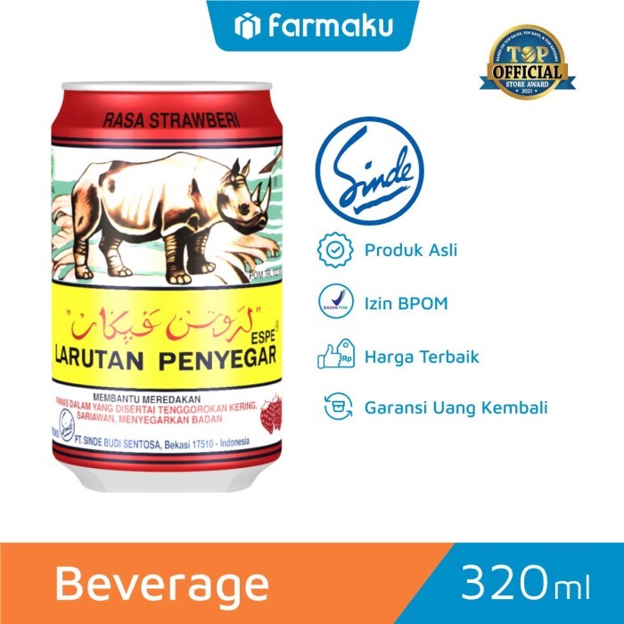 

NEW ITEM MINUMAN LARUTAN PENYEGAR CAP BADAK STRAWBERRY 320ML