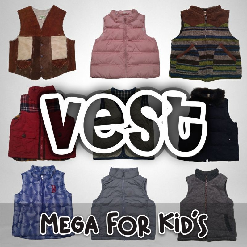 Jaket Anak/Kids Jacket Vest - Thrift/Preloved/Second Branded Origunal