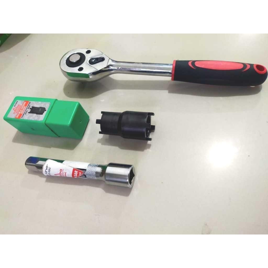 AMTECH KUNCI MAHKOTA TIPE A DOUBLE CROWN SOCKET TREKER MUR KOPLING