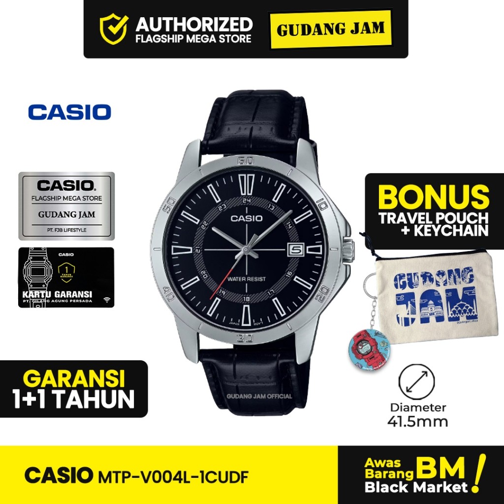Jam Tangan Casio MTP-V004L-1CUDF MTP-V004L MTP-V004 MTPV004L MTP V004L