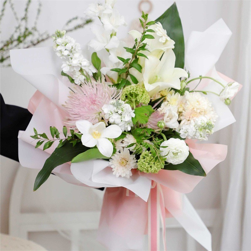 

FLOWER WRAPPING PAPER CELLOPHANE GRADIENT FLORIST Cantik & Bagus KB029