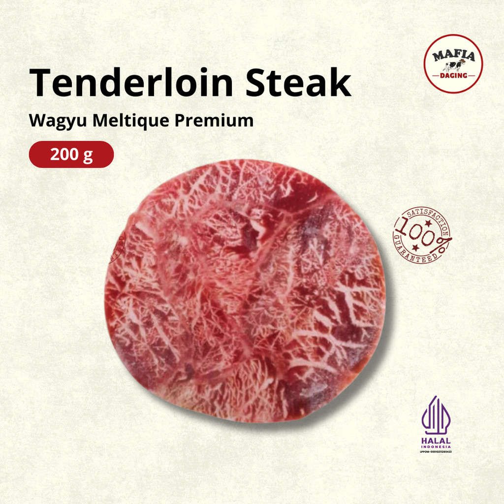 

Wagyu Tenderloin Meltique Steak Prime Cut 200 g