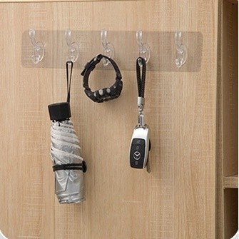 Gantungan Baju Tempel Dinding Pengait Gantungan Baju Dinding Tanpa Paku 𝘾&𝙎 704