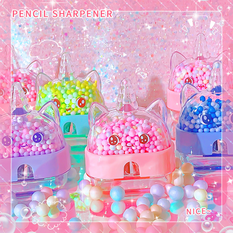 

cute things Aesthetic kawaii pretty Stationery for school useful office supplies School supplies unicorn pencil sharpener