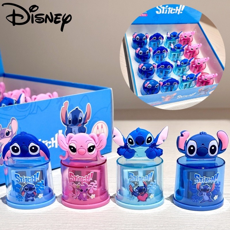

16pcs Disney Stitch Doll Pencil Sharpeners Cartoon Cute Student Sharpening Tools Stationery Kids School Supplies Wholesale