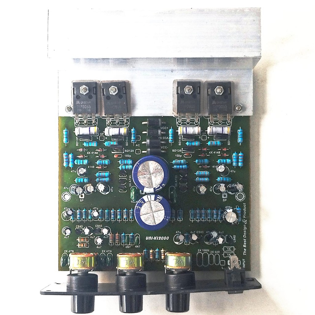 Kit Active Speaker KL2000 TIP2955 TIP3055 Aktif 1600Watt