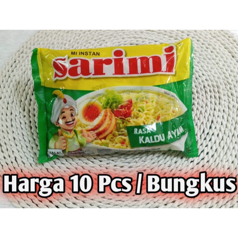 

MIE SARIMI - Harga 10 pcs/bungkus Mie Sarimi Rasa Kaldu Ayam - Mie Instan Promo Murah