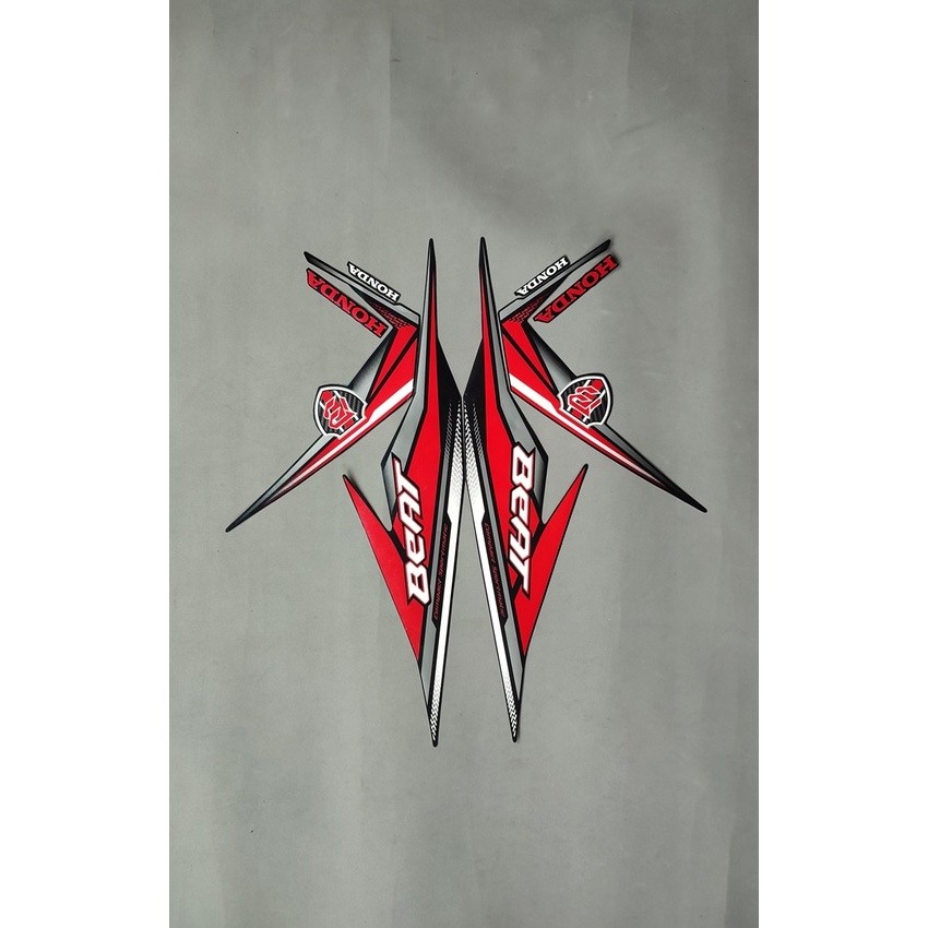Striping stiker motor beat fi 2019 body full hitam