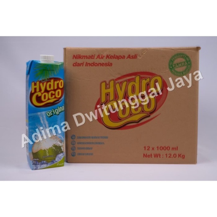 

Air Kelapa / Hydro Coco 12X1 Ltr - Karton