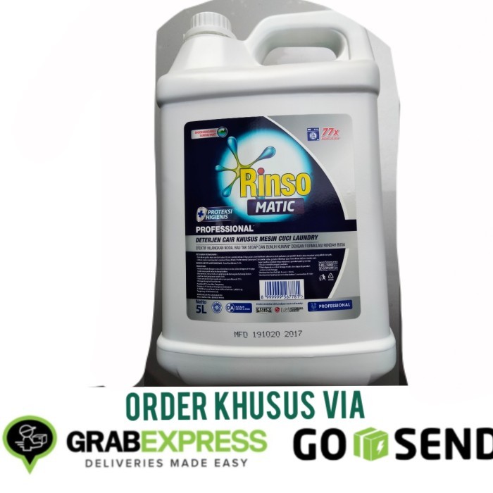 PROMO 12.12 RINSO CAIR MATIC 5 L ANTIBakteri virus 99% via GRAB GOJEk